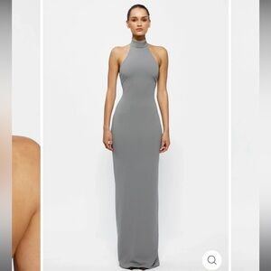 Sophisticated Gray Maxi Dress